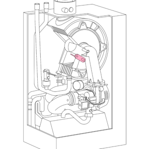 7823837 - VIESSMANN - Vitodens 100 - WB1A 24KW System - Ignition / Ionization Probe